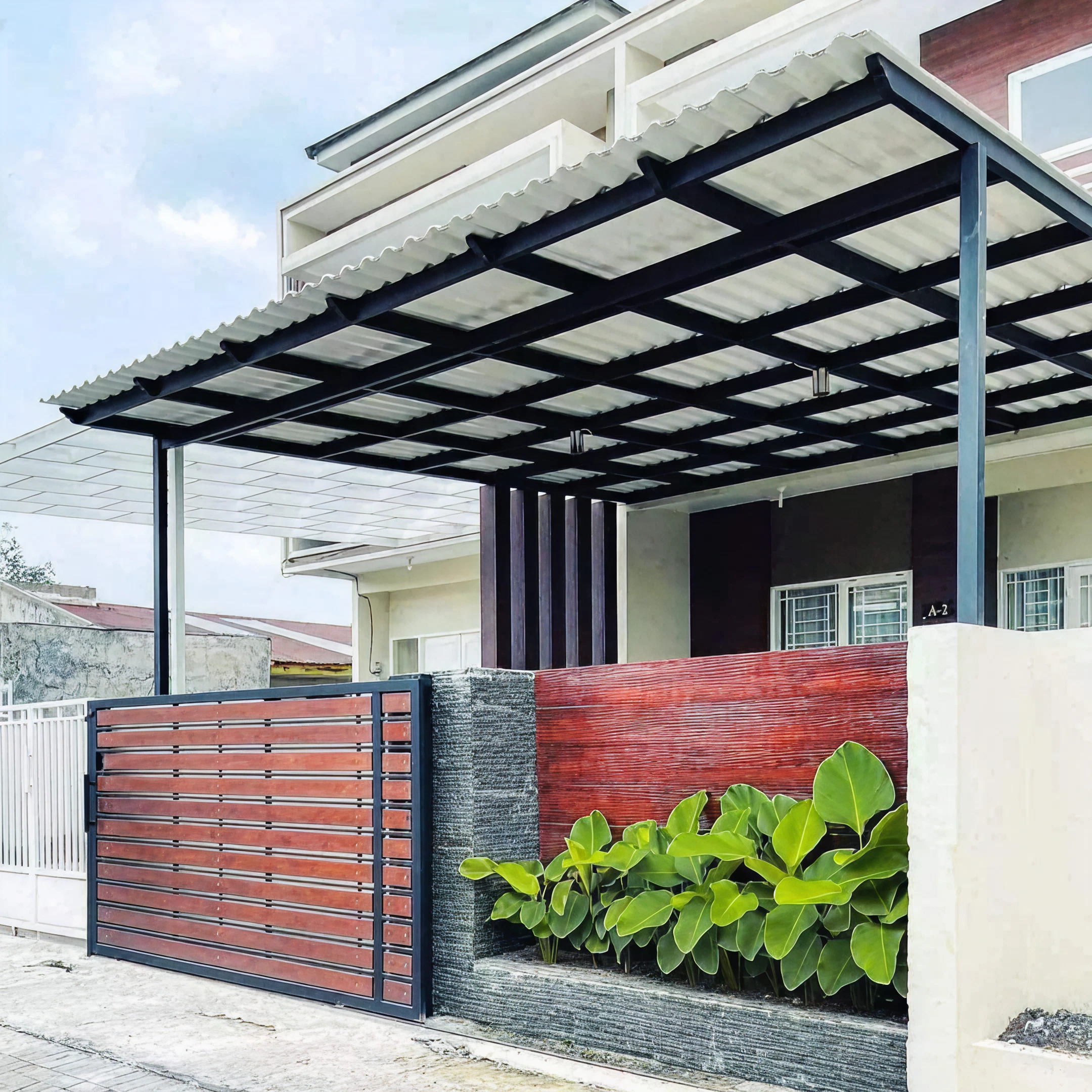 Kanopi Rumah Modern